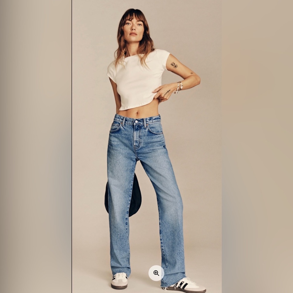 Reformation Val 90’s Mid Rise Straight Jeans